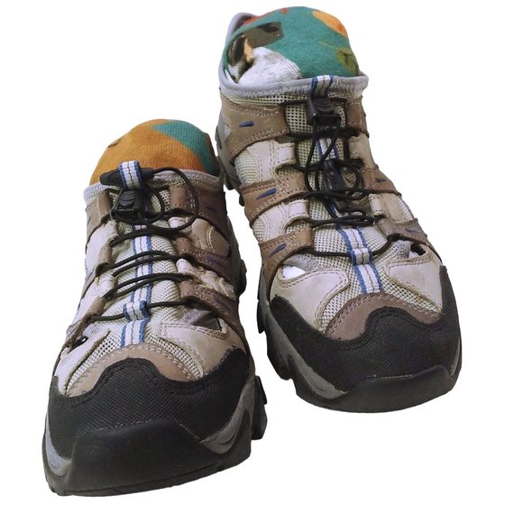 Cabela's Ventilated Hiking Shoe Men-8.5M Summer Heavy Duty Active Outdoor Taupe - Picture 5 of 12